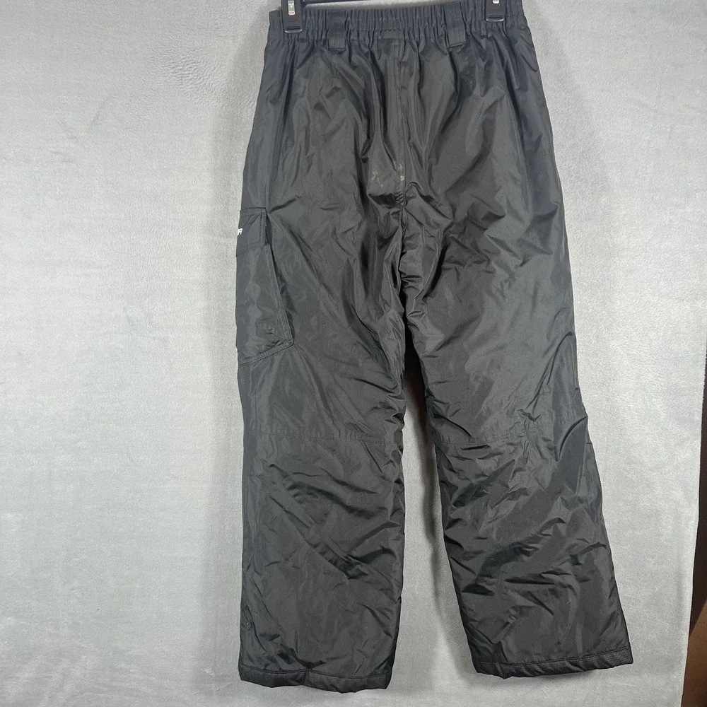 ZEROXPOSUR Boys L 14/16 Black Snow Ski Pants Insulated Water Resistant Outerwear